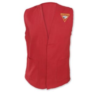 Colete 2 bolsos Vermelho - D1