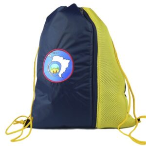 Sacochila AVT Bordada - Azul c/amarelo