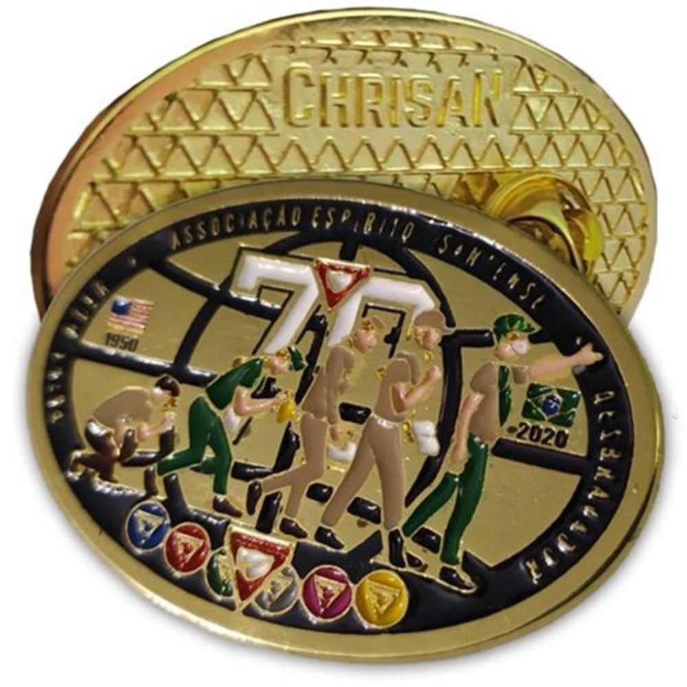 Pin 70 anos AES - 2020