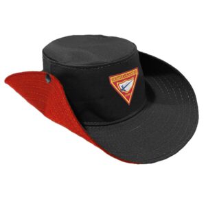 Chapéu D1 - Preto c/vermelho