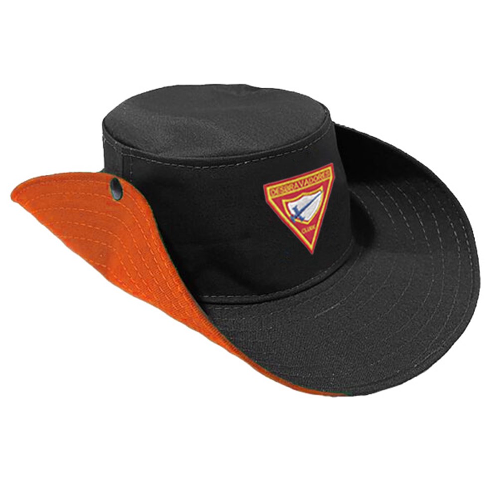 Chapéu D1 - Preto c/laranja