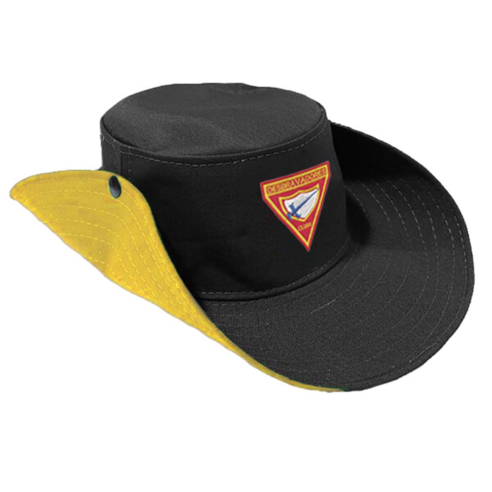 Chapéu D1 - Preto c/amarrelo