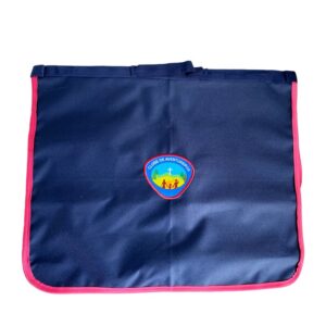 Porta Uniforme AVT - Azul c/rosa