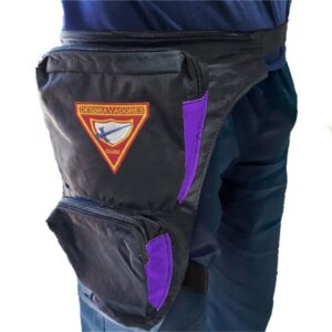 Pochete de Perna Premium DBV - Preto c/roxo