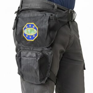 Pochete de Perna Premium Líder - Preto c/preto