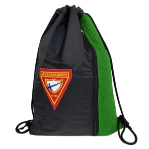 Sacochila D1 Bordada - Preto c/verde