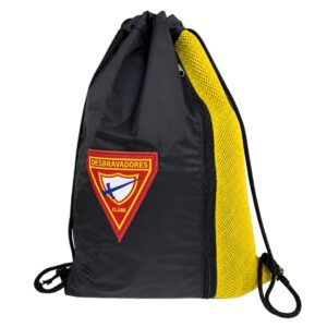 Sacochila D1 Bordada - Preto c/amarelo